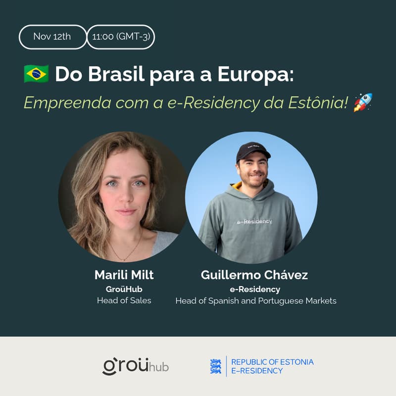 Cover Image for 🇧🇷 Do Brasil para a Europa: Empreenda com a e-Residency da Estônia 🚀