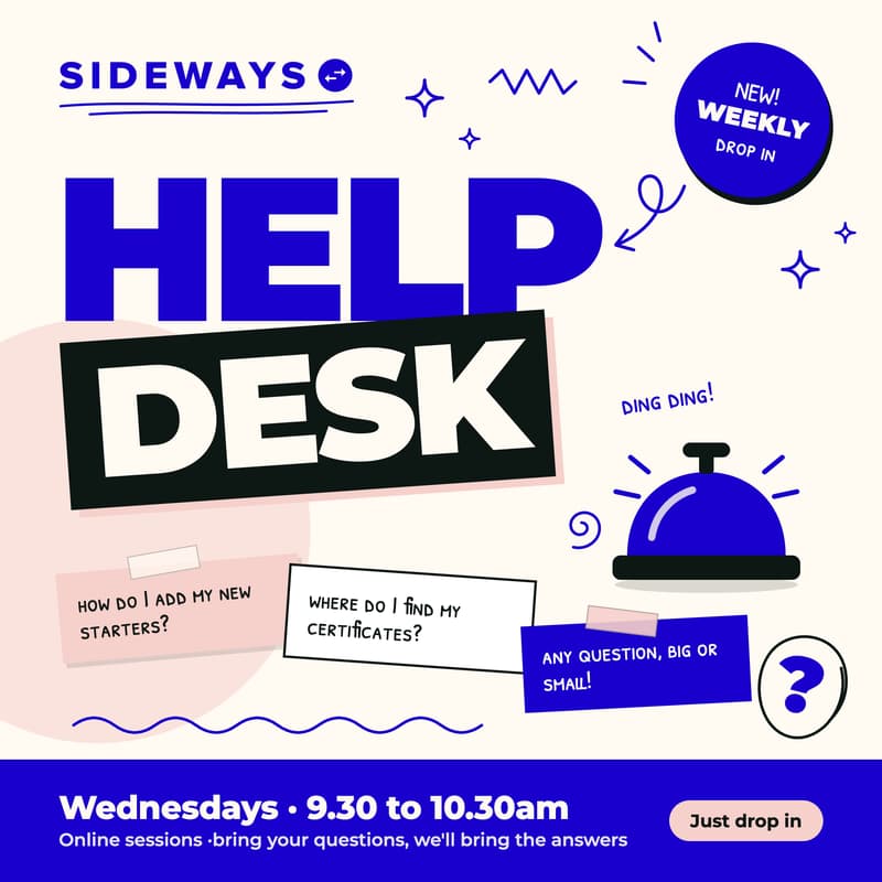Cover Image for SIDEWAYS Help Desk