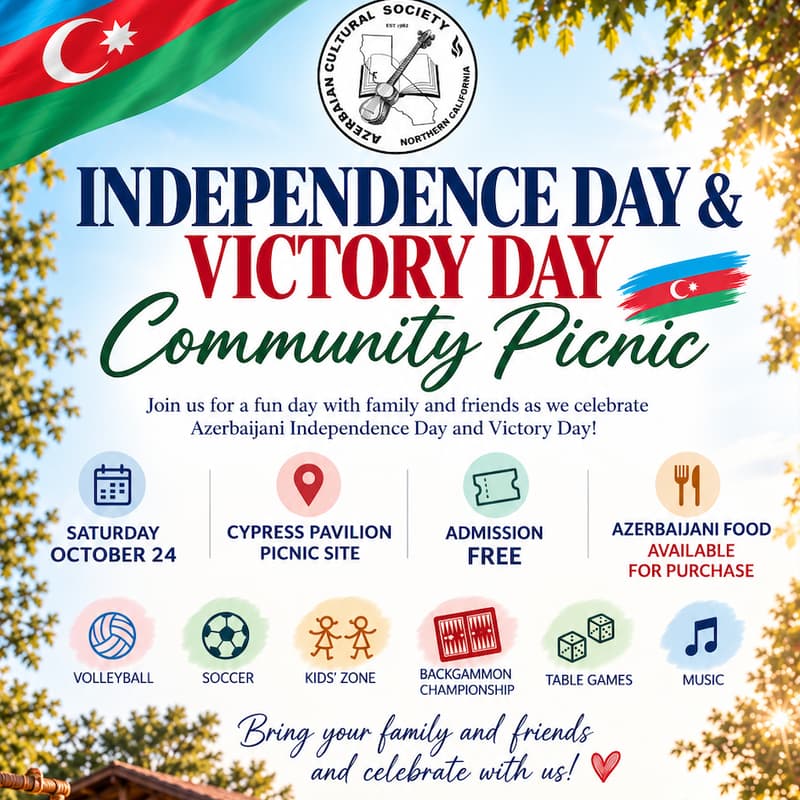 Cover Image for Azerbaijan Independence & Victory Day Picnic