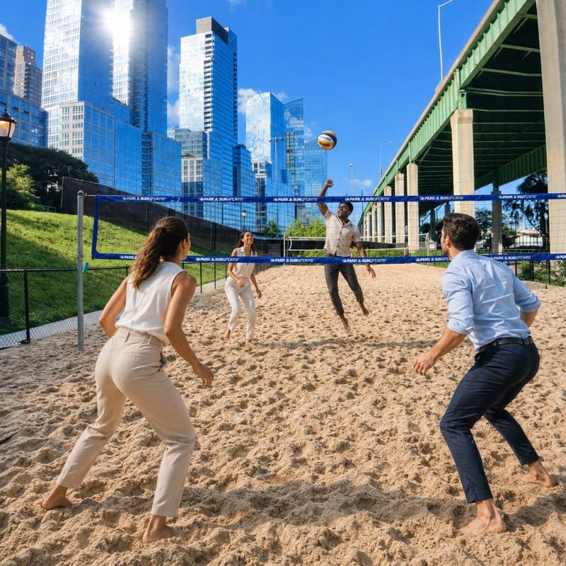 Cover Image for Before Work Beach Volleyball: Train, Play & Meet New People 🏐
