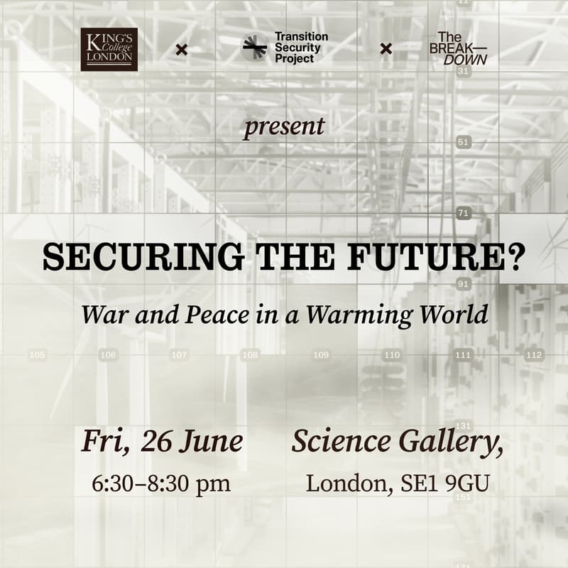 Cover Image for Securing the Future? War and Peace in a Warming World