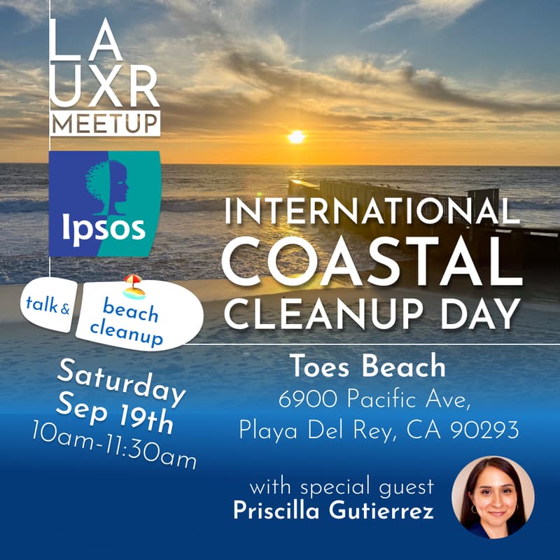 Cover Image for Beach Cleanup w/LA UXR Meetup