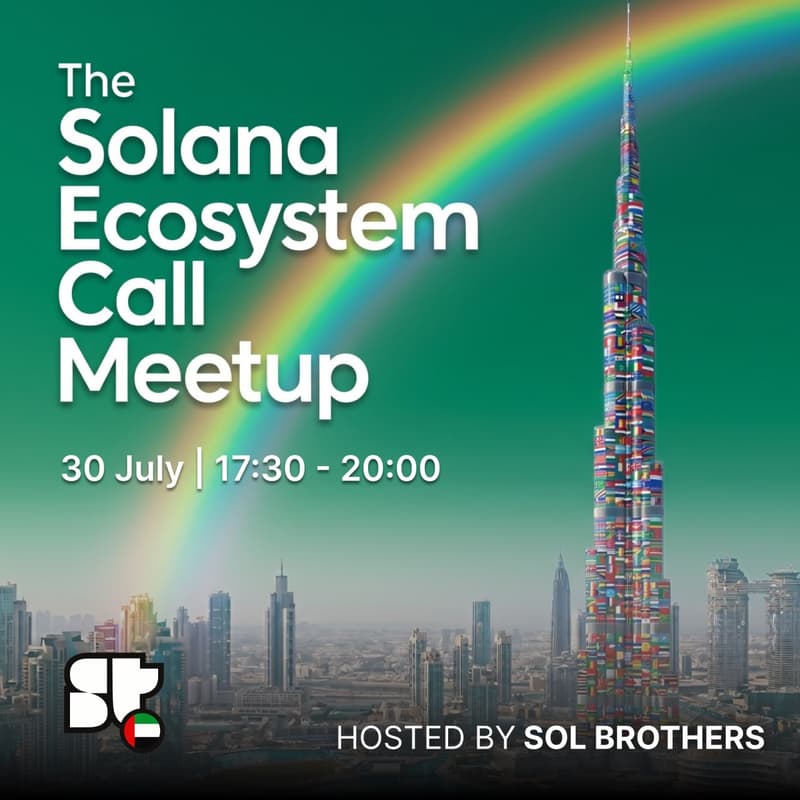 Cover Image for Superteam UAE: Solana Ecosystem Call Meetup