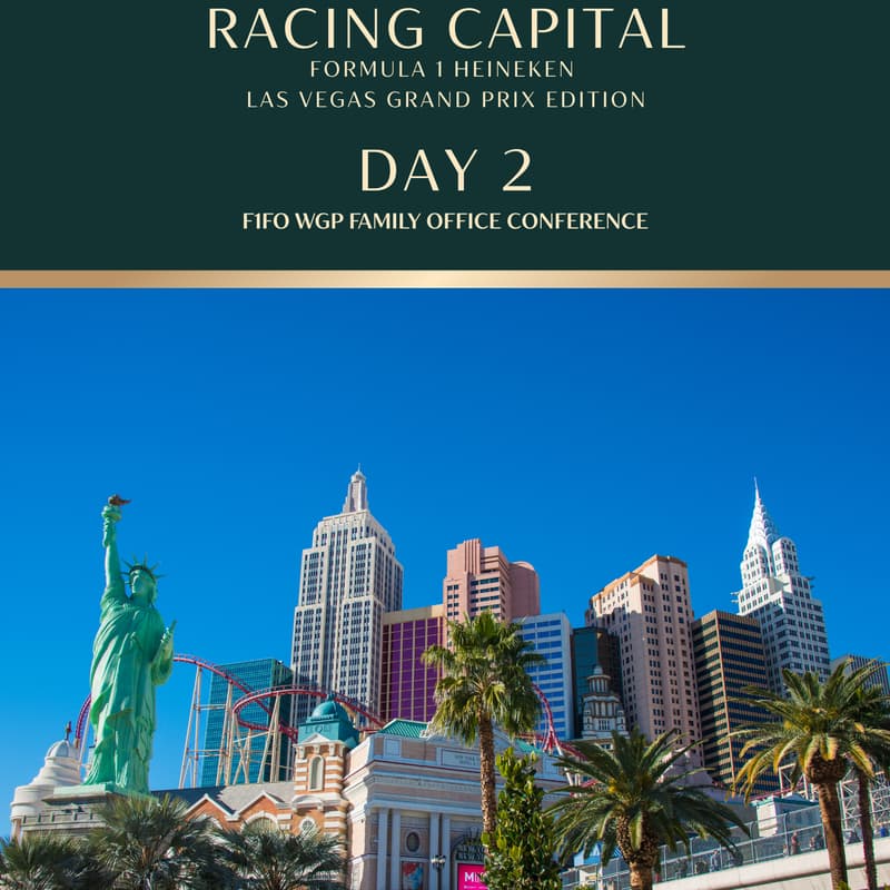 Cover Image for 20th NOVERMBER 26 - CAPITAL ON TRACK - HEINEKEN LAS VEGAS GRAND PRIX F1 EDITION