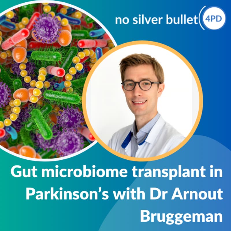Cover Image for "Changing the gut to change Parkinson’s: Faecal Microbiota Transplantation (FMT)" by Dr Arnout Bruggeman.