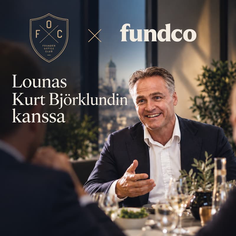 Cover Image for Lounastilaisuus Kurt Björklundin kanssa @Fundco