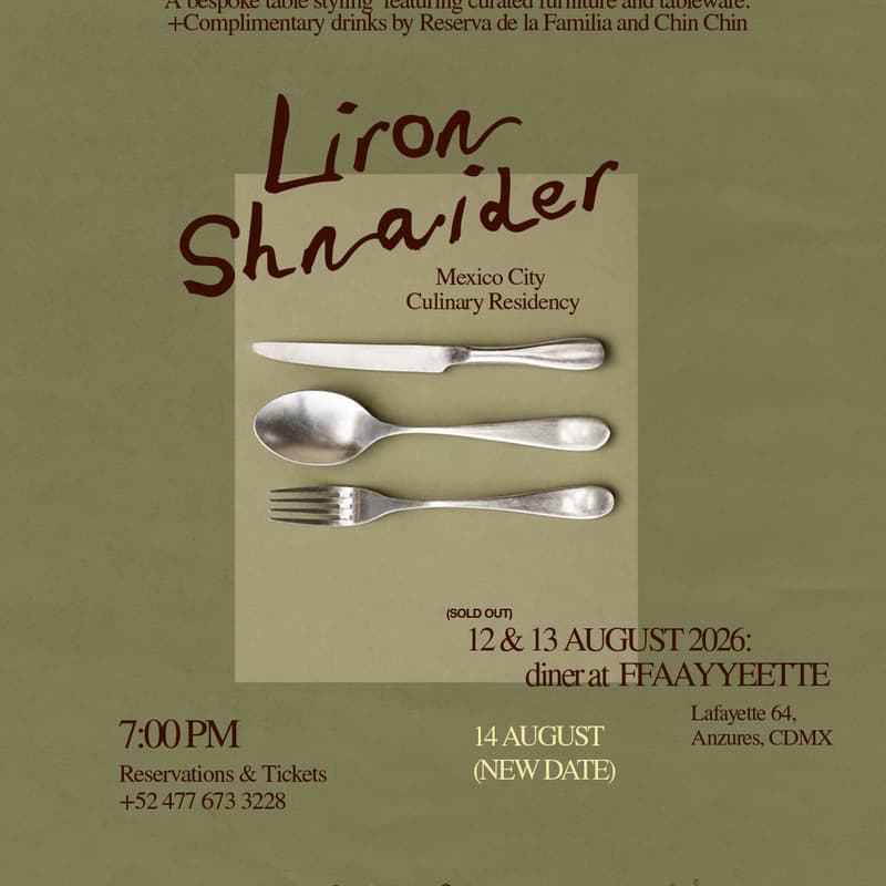 Cover Image for CHEF LIRON SHNAIDER AT FFAAYYEETT