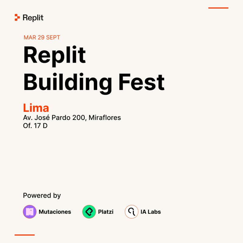 Cover Image for Replit Building Fest