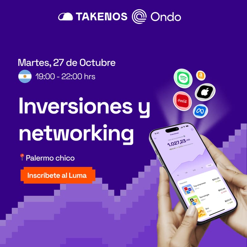 Cover Image for ONDO X Takenos: Inversiones y networking