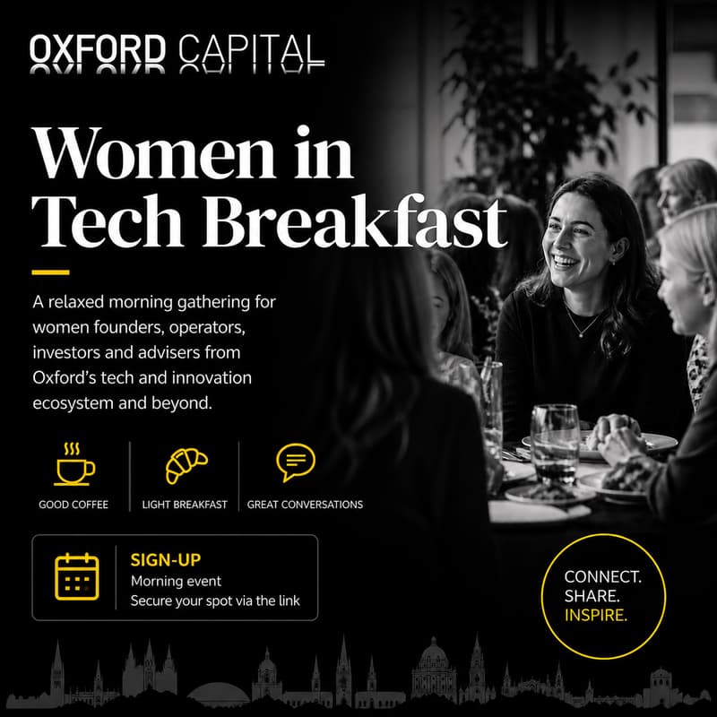 Cover Image for Oxford Capital: Women In Tech Breakfast