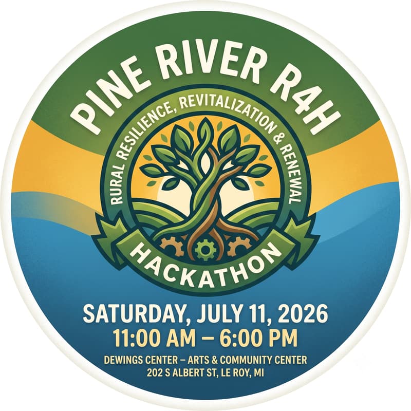 Cover Image for Pine River R4H: Rural Resilience, Revitalization & Renewal Hackathon
