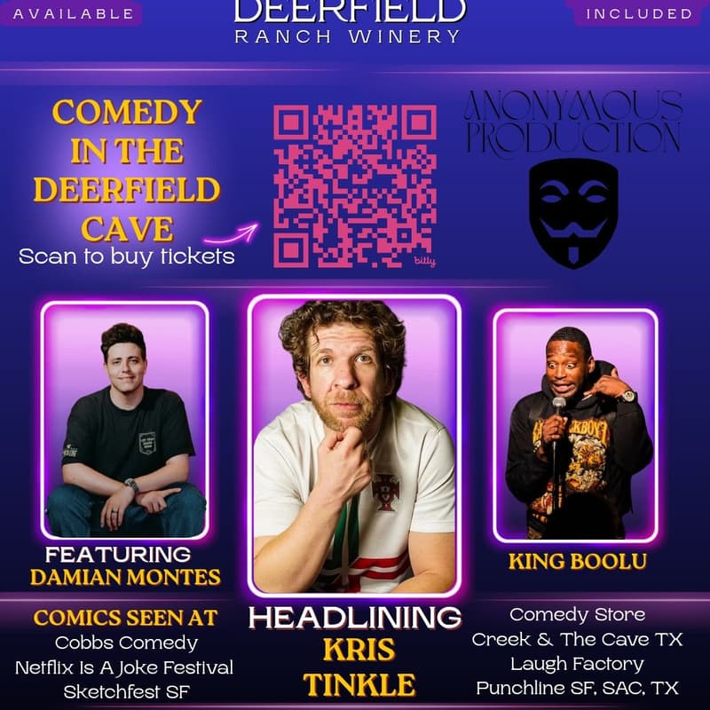 Cover Image for With Regret Presents: Comedy In The Deerfield Cave