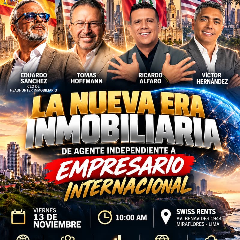 Cover Image for La nueva era inmobiliaria: De agente independiente a empresario internacional