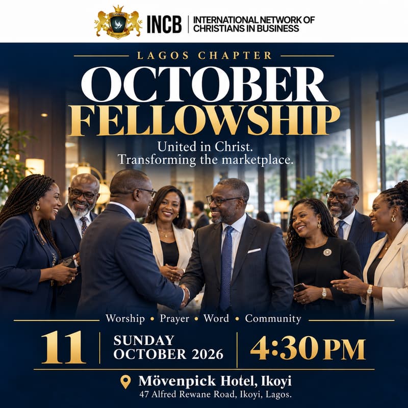 Cover Image for INCB Lagos Chapter October Fellowship Meeting