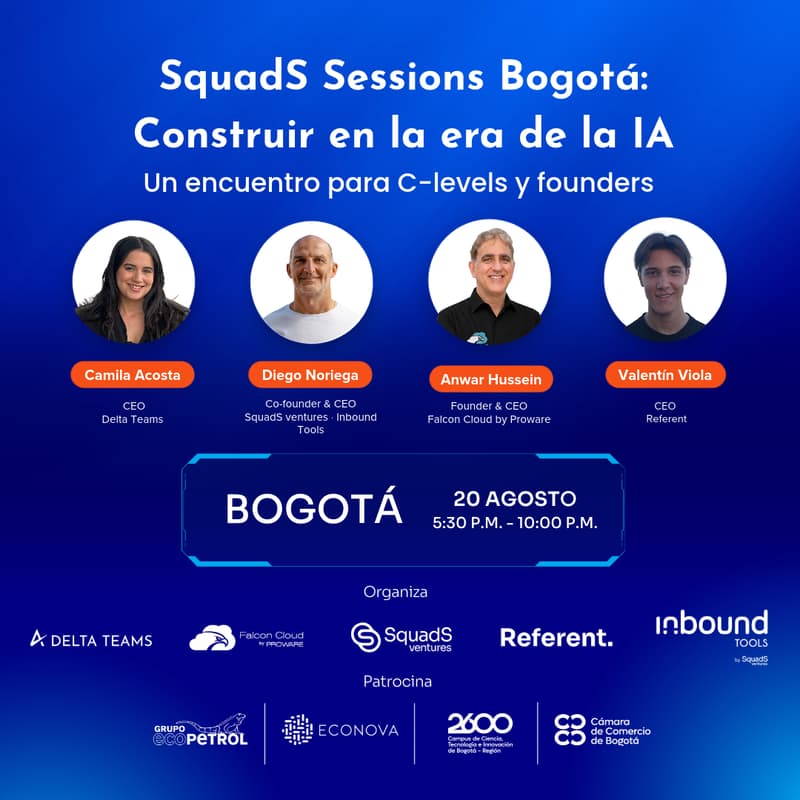 Cover Image for SquadS Sessions Bogotá: Construir y escalar en la era de la IA