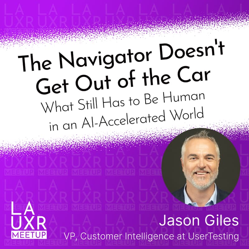 Cover Image for The Navigator Doesn't Get Out of the Car: What Still Has to Be Human in an AI-Accelerated World w/Jason Giles