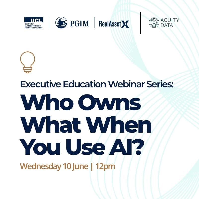 Cover Image for WEBINAR 3: Who Owns What When You Use AI?