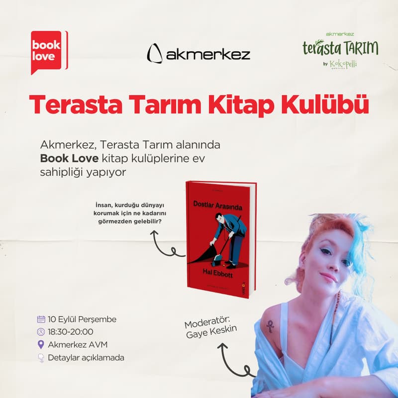 Cover Image for Terasta Tarım Kitap Kulübü: Gaye Keskin ile Dostlar Arasında