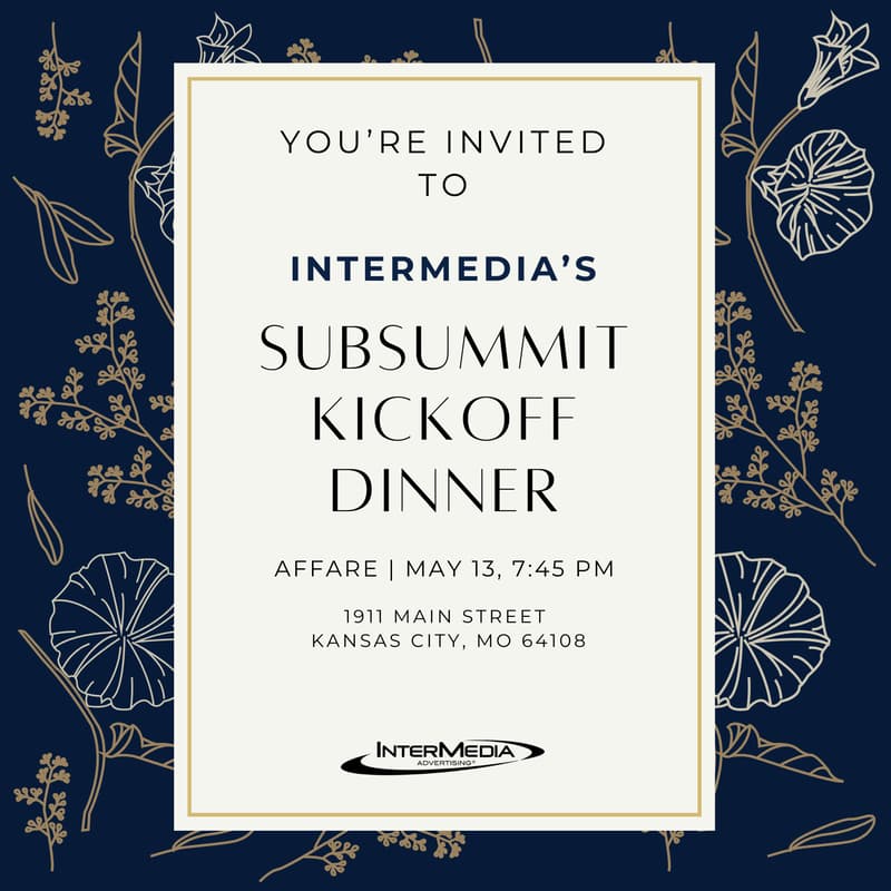 Cover Image for InterMedia's SubSummit Kickoff Dinner