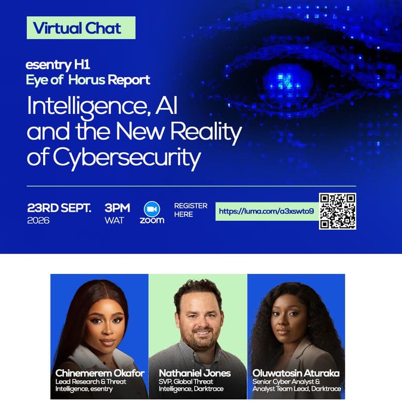 Cover Image for esentry H1 Report; Intelligence, AI and the New Reality of Cybersecurity