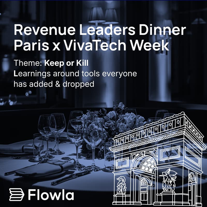 Cover Image for 10 Revenue Leaders Dinner | Paris x VivaTech Week