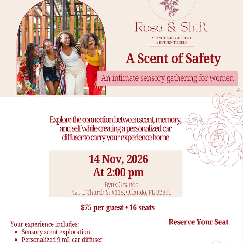 Cover Image for A Scent of Safety | An Intimate Sensory Gathering for Women