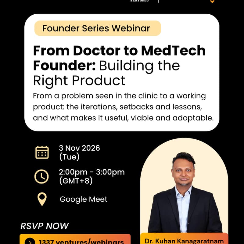Cover Image for From Doctor to MedTech Founder: Building the Right Product