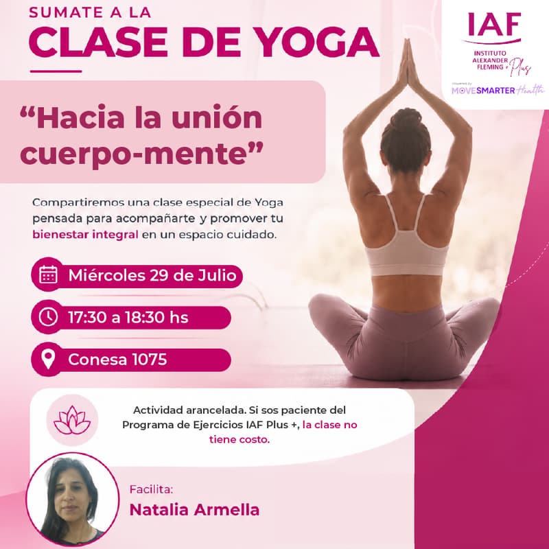 Cover Image for Ciclo de clases de Yoga: Hacia la unión cuerpo-mente