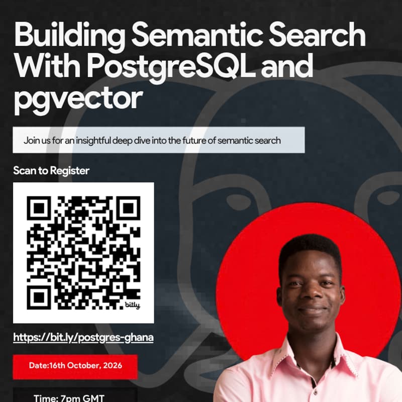 Cover Image for Building Semantic Search with PostgreSQL and pgvector