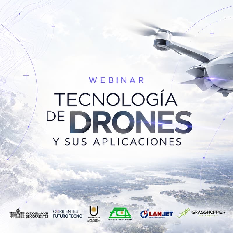Cover Image for Webinar: Tecnología de drones y sus aplicaciones