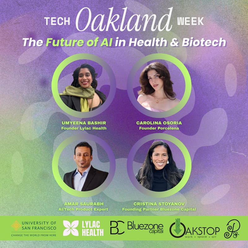 Cover Image for Oakland Tech Week: The Future of AI in Health & Biotech