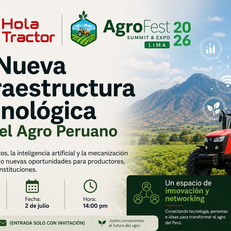 Cover Image for "La Nueva Infraestructura Tecnológica para el Agro Peruano"