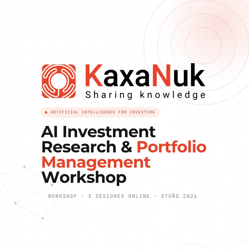 Cover Image for AI Investment Research and Portfolio Management Workshop