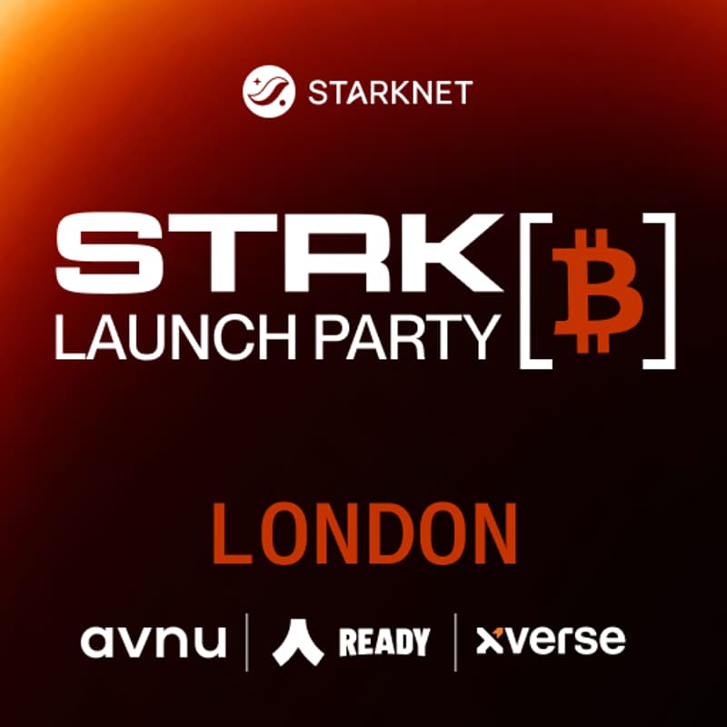 Cover Image for strkBTC Live: London Launch Party