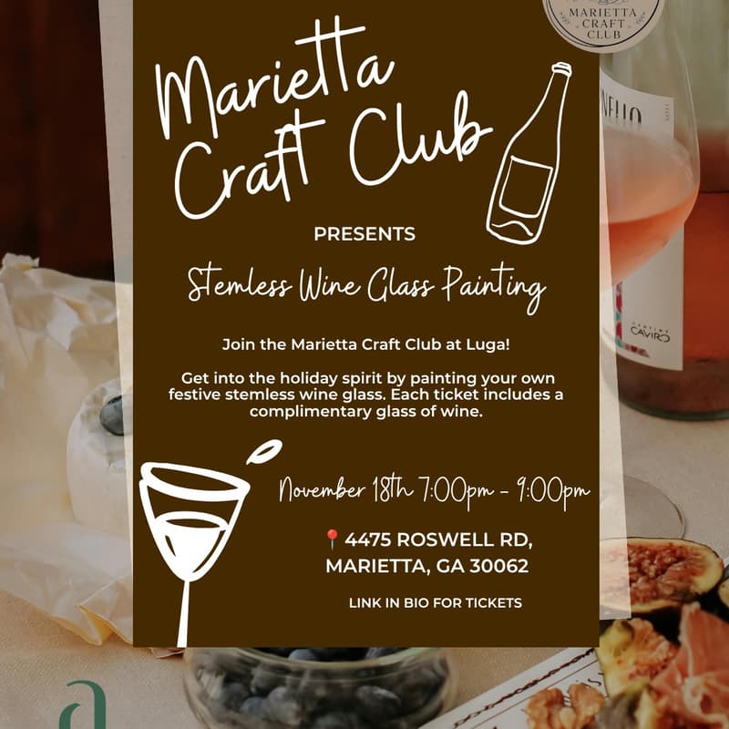 Cover Image for Sip, Paint & Unwind! A Stemless Wine Glass Painting Night