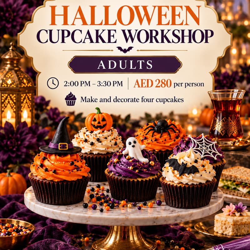 Cover Image for Halloween Cupcake-Making Workshop for Adults | À La Molu