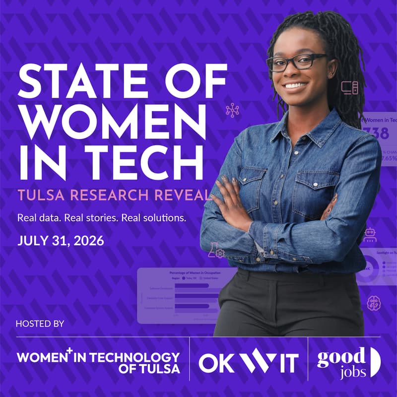 Cover Image for State of Women in Tech in Tulsa: Research Reveal!