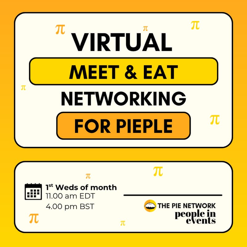Cover Image for Virtual Meet & Eat Networking for PIEple