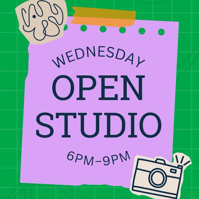 Cover Image for Wed 6/10 Open Studio Session