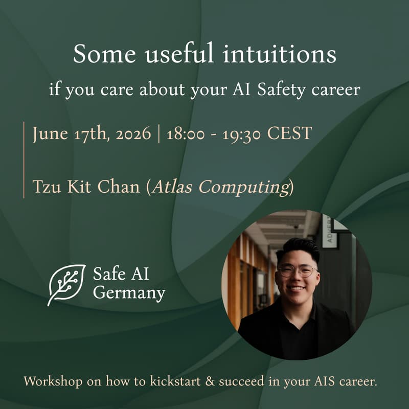 Cover Image for Some useful intuitions if you care about your AI Safety career