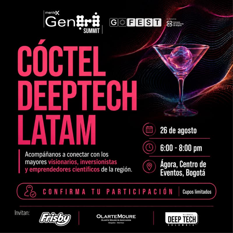 Cover Image for Cóctel DeepTech Latam - Closing MenteX Genera Summit