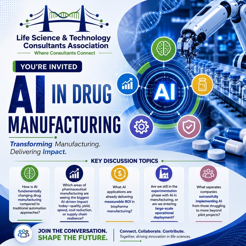 Cover Image for AI in Drug Manufacturing
