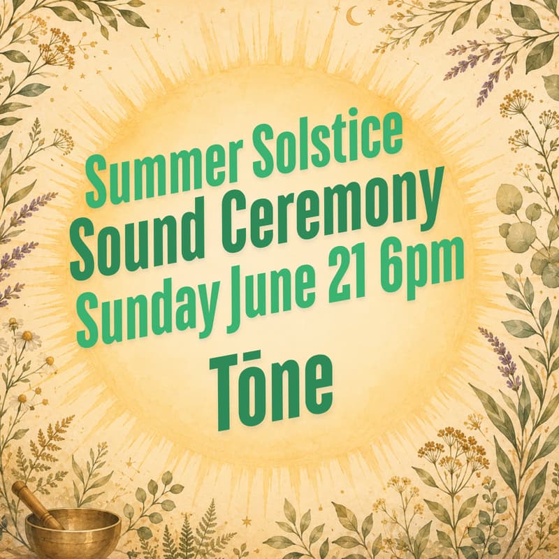 Cover Image for Summer Solstice Sound Ceremony