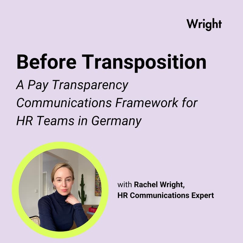 Cover Image for Before Transposition: A Pay Transparency Communications Framework for HR Teams in Germany