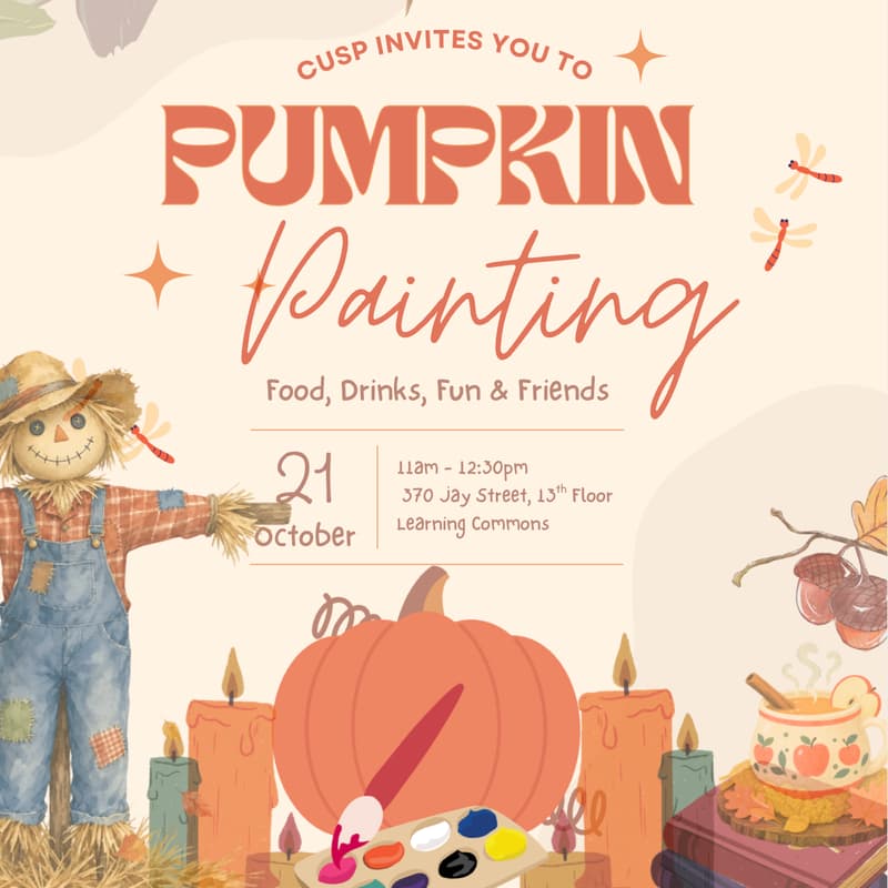 Cover Image for CUSP Community Pumpkin Painting