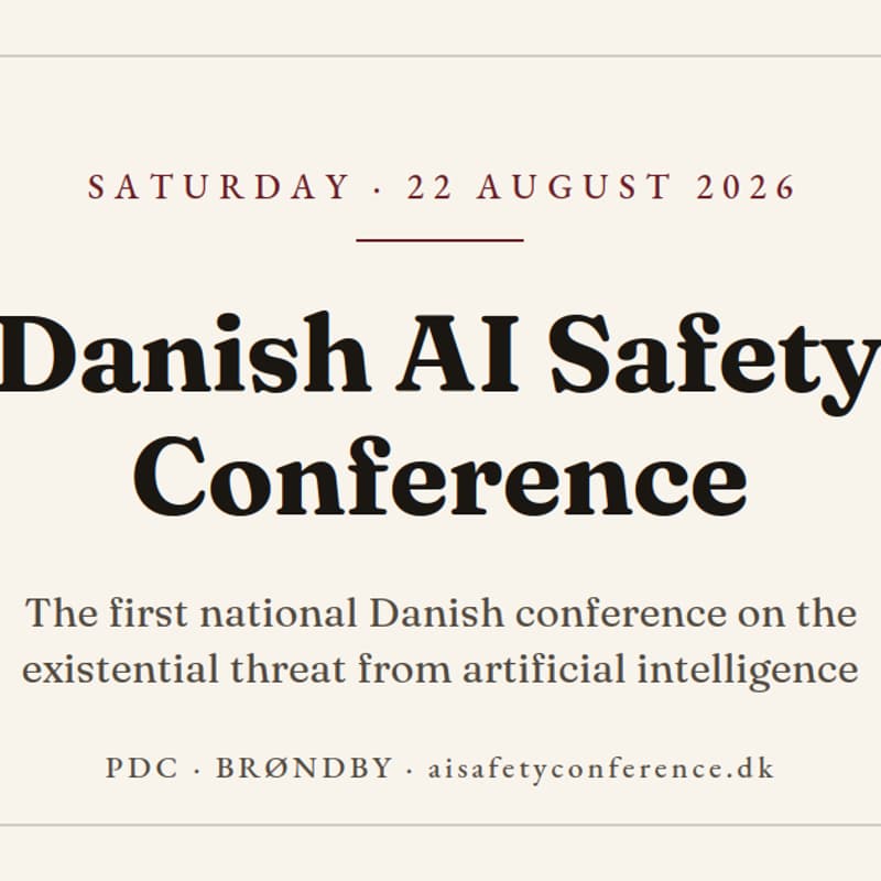 Cover Image for Danish AI Safety Conference 2026