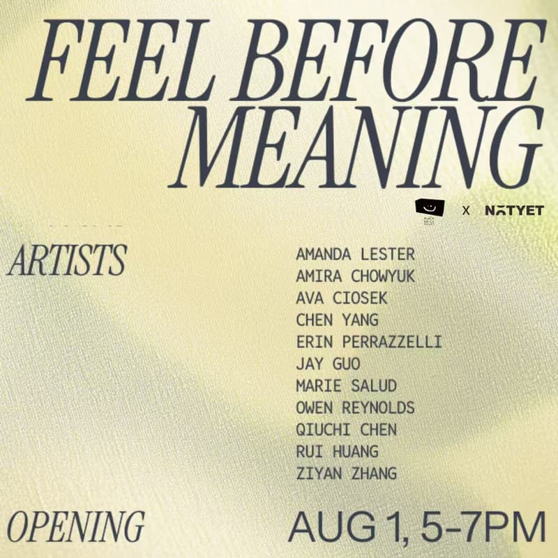 Cover Image for Art Exhibition Opening | Feel Before Meaning