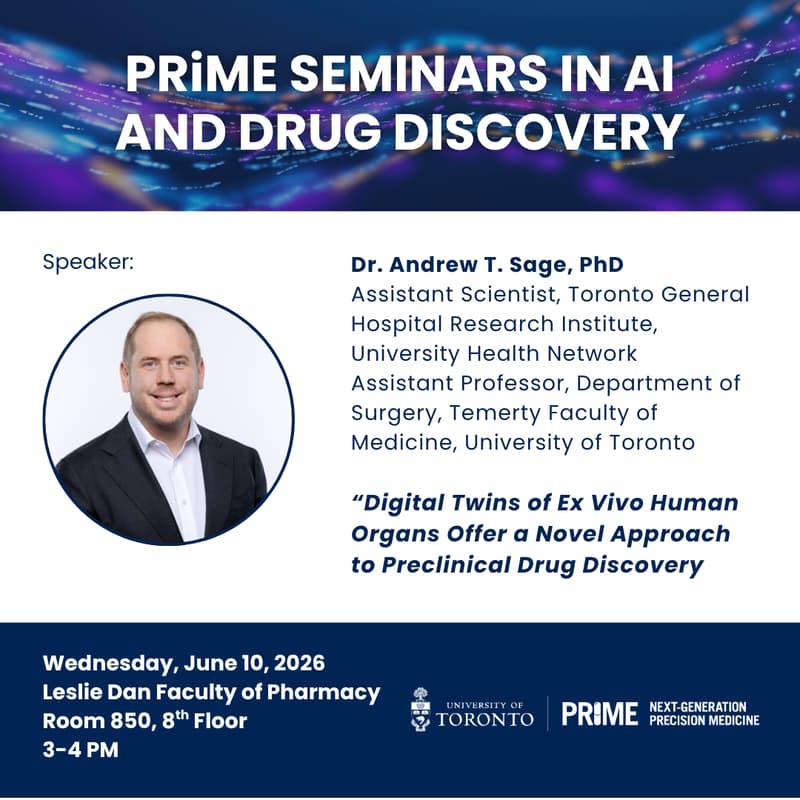 Cover Image for PRiME Seminars in AI and Drug Discovery