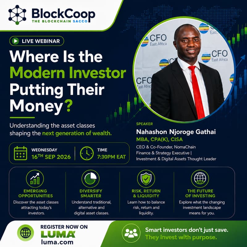 Cover Image for BlockCoop Webinar:Where Is the Modern Investor Putting Their Money?