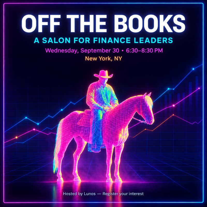 Cover Image for "Off the Books" - A Salon for Finance Leaders